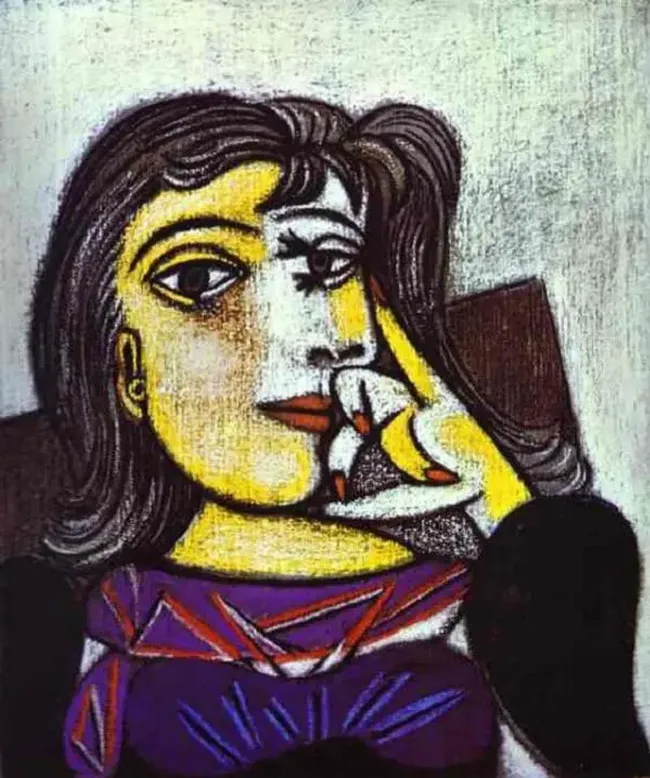 Portrait of Dora Maar - از آثار و نقاشی معروف پابلو ییکاسو