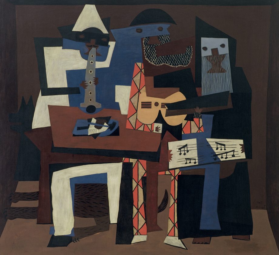 سه موزیسین ، اثر پابلو پیکاسو سال 1921