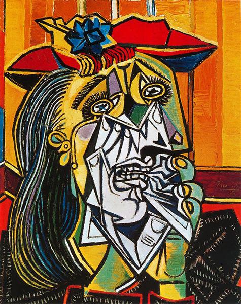 زن گریان اثر پابلو پیکاسو، سال 1937